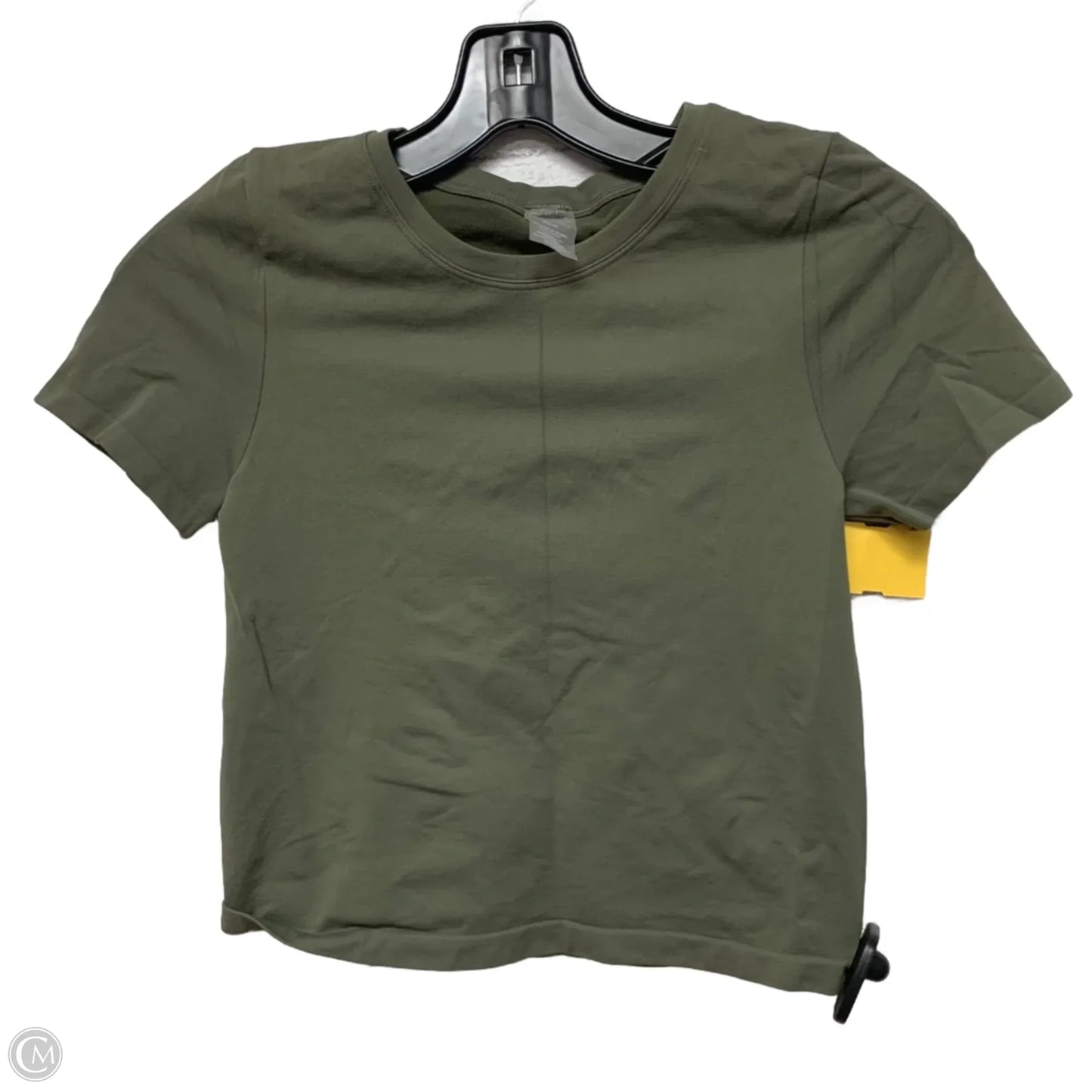 Athletic Top Short Sleeve By Dynamic In Green, Size: Osfm