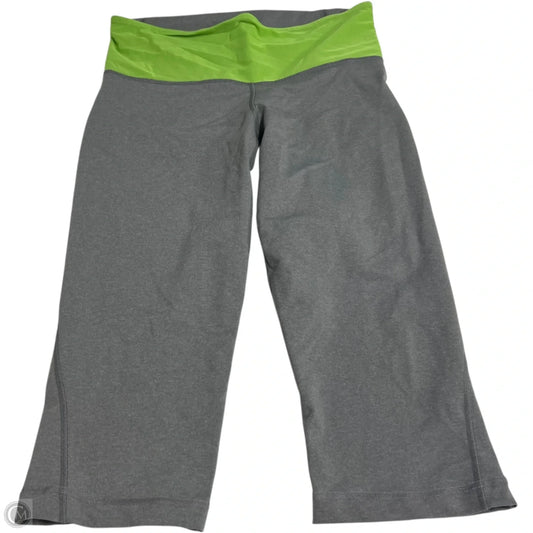Athletic Leggings Capris By Lululemon In Grey, Size: 8