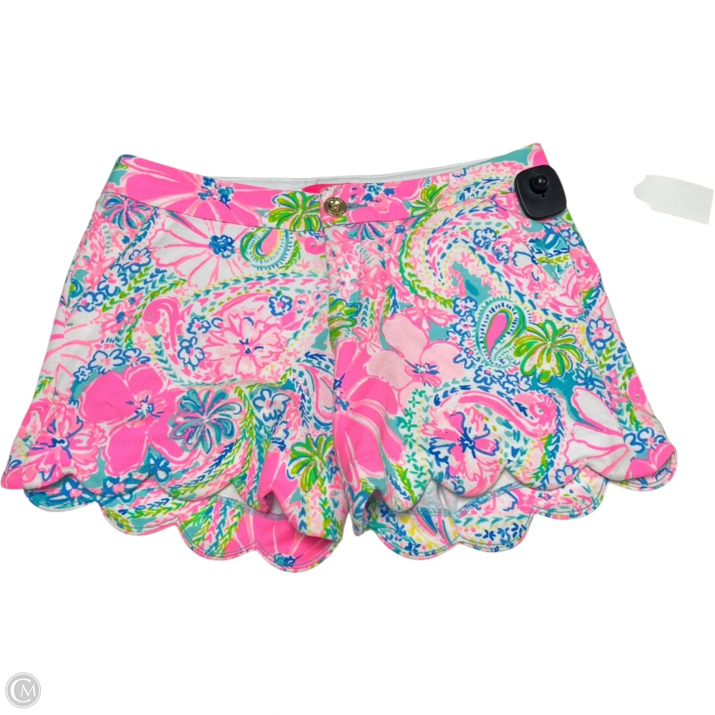 Shorts Designer By Lilly Pulitzer In Green & Pink, Size: 2