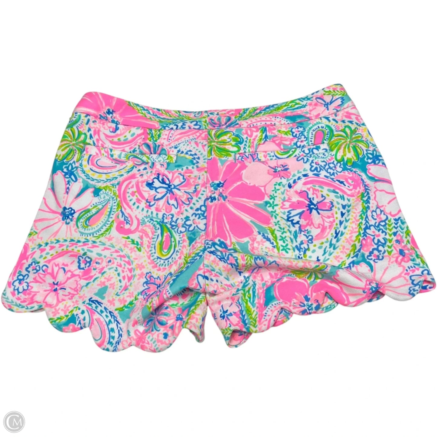 Shorts Designer By Lilly Pulitzer In Green & Pink, Size: 2