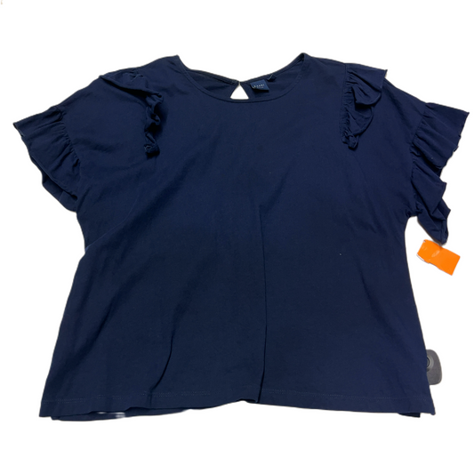 Top Short Sleeve By Kaari Blue  Size: L