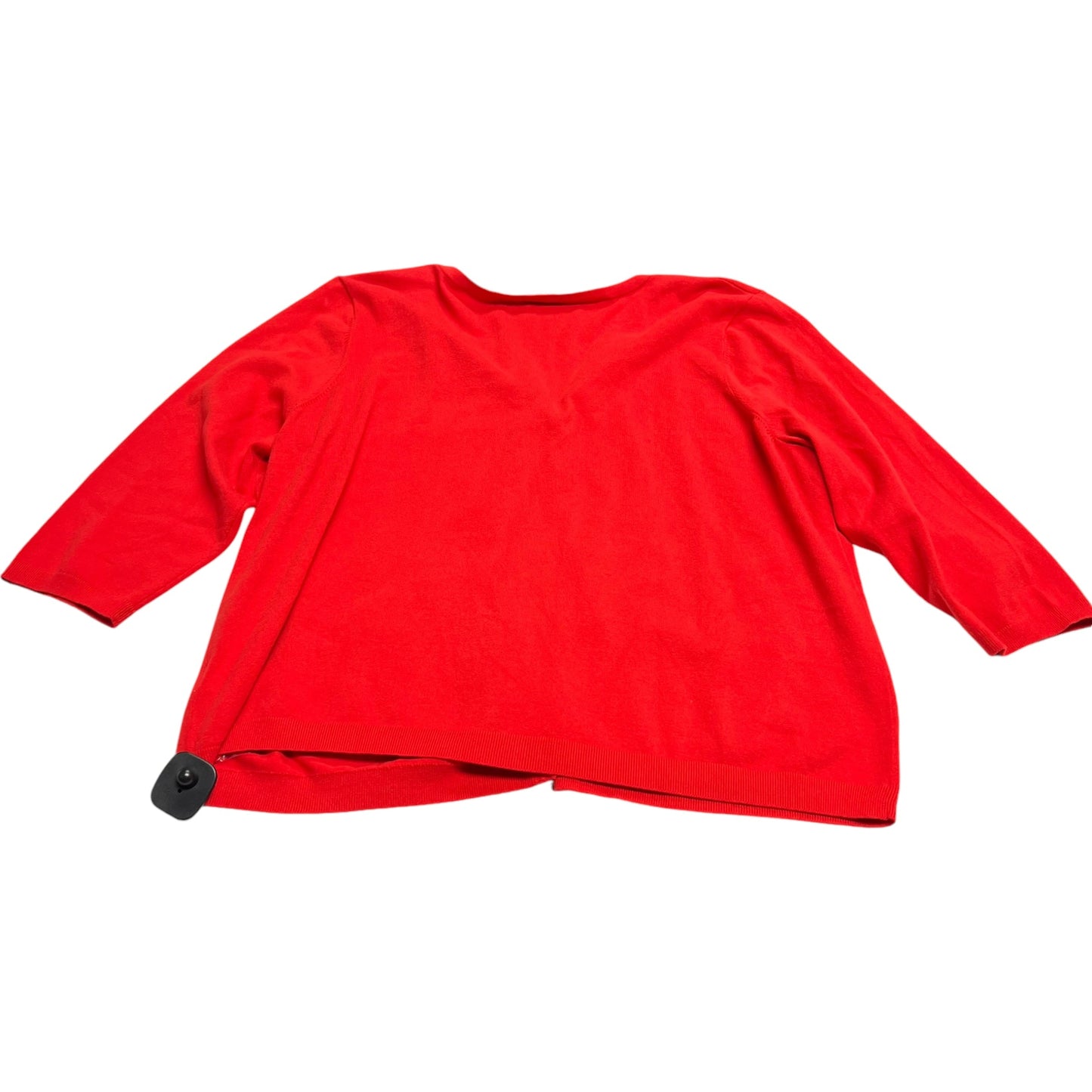 Cardigan By Talbots In Red, Size: 3x