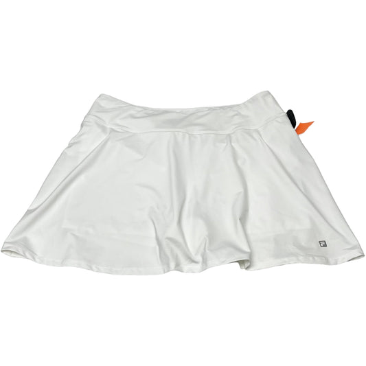 Athletic Skirt Skort By Fila  Size: Xl