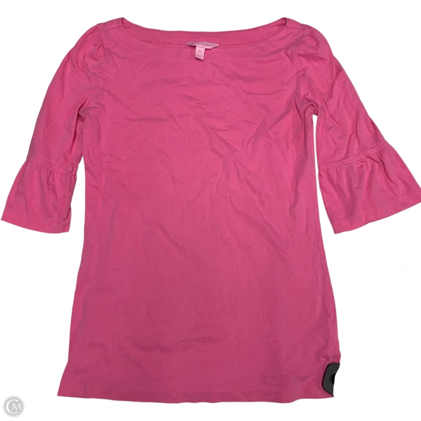 Top 3/4 Sleeve Designer By Lilly Pulitzer In Pink, Size: Xs
