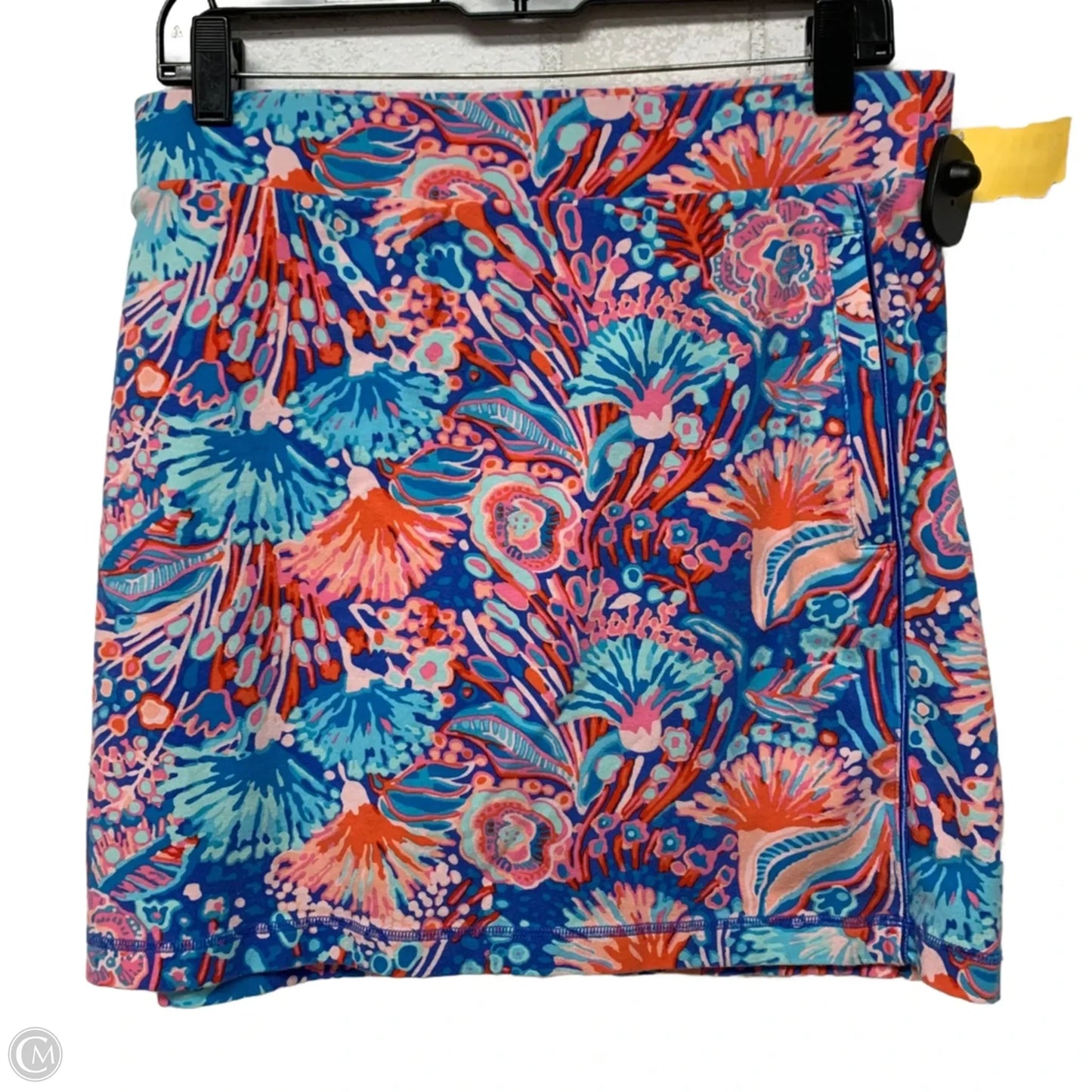 Skirt Mini & Short By Talbots In Blue & Pink, Size: L