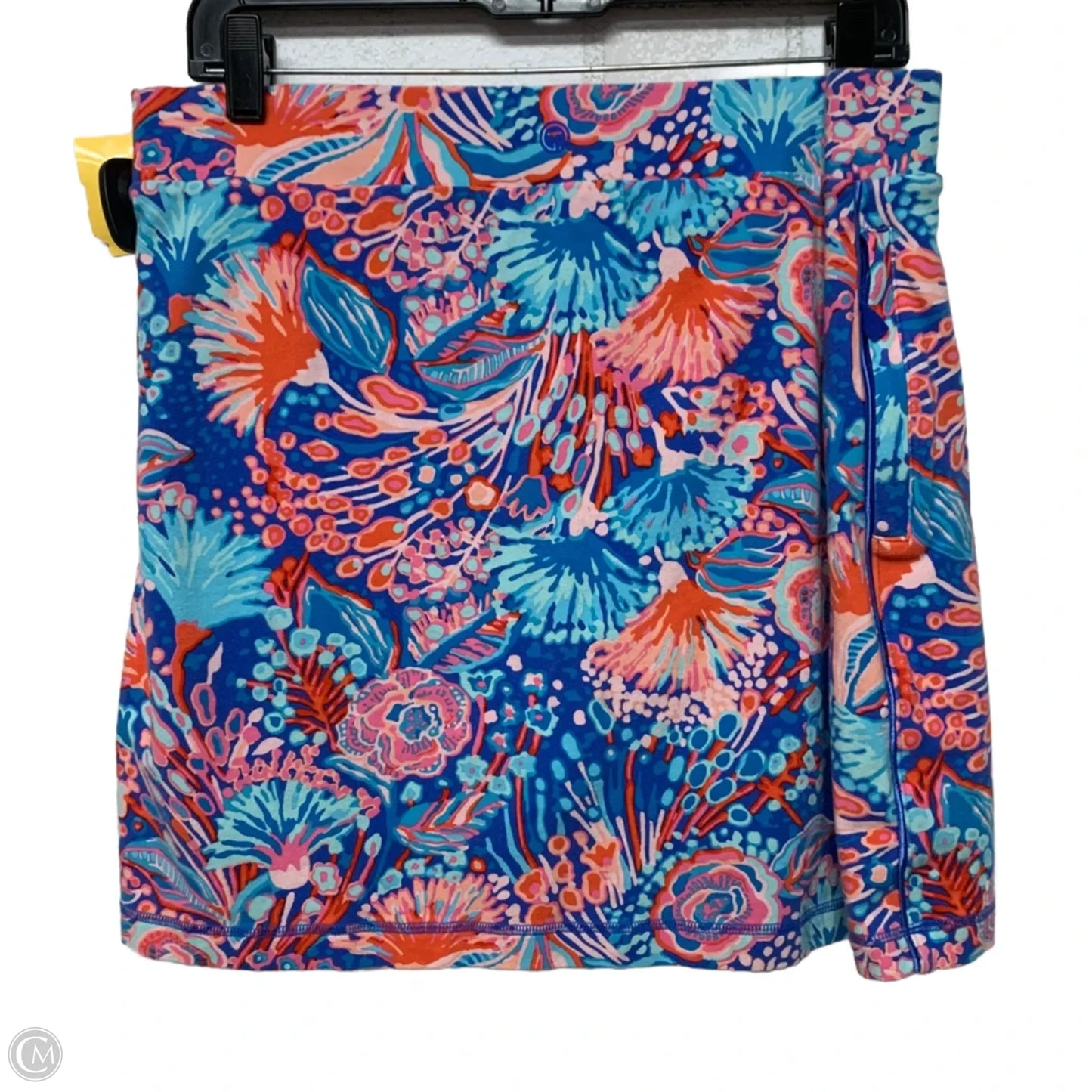 Skirt Mini & Short By Talbots In Blue & Pink, Size: L