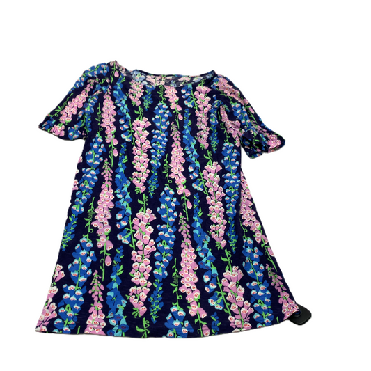 Blue & Purple  Dress Designer By Lilly Pulitzer  Size: M