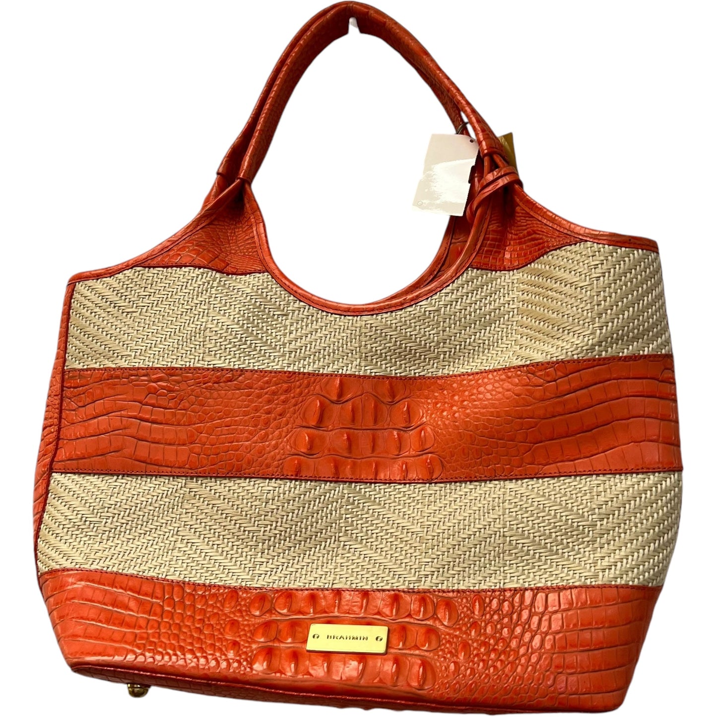 Handbag Designer By Brahmin, Size: Medium