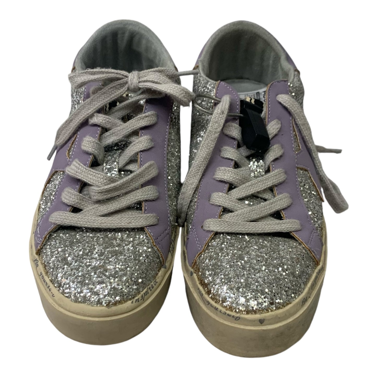 Shoes Sneakers By Shu Shop In Purple & Silver, Size: 8