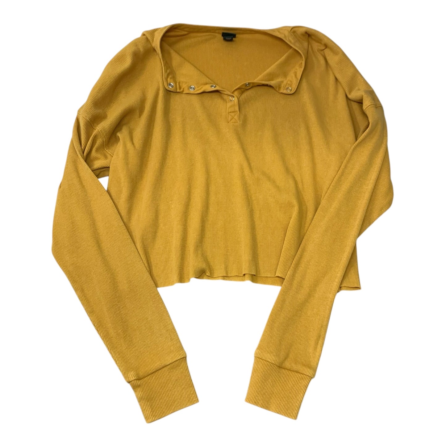 Top Long Sleeve By Wild Fable In Yellow, Size: Xs