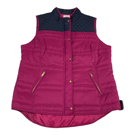 Vest Puffer & Quilted By Crown And Ivy In Purple, Size: Petite L