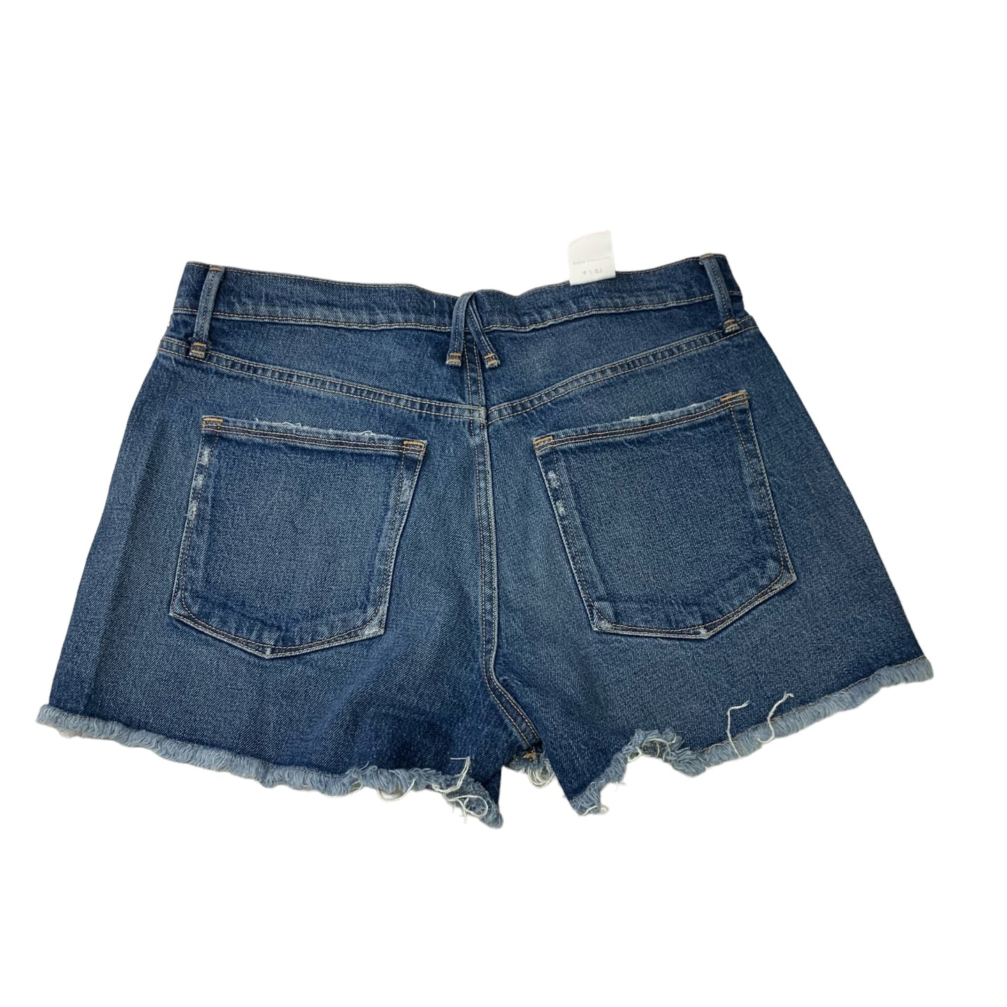 Shorts Designer By Good American In Blue Denim, Size: 4