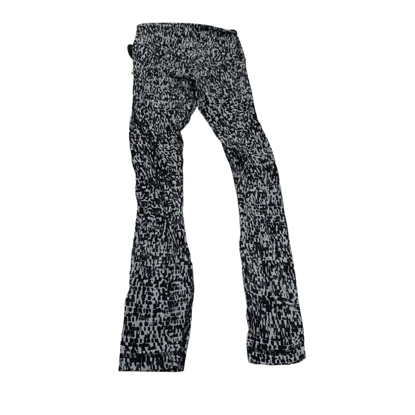 Athletic Leggings By Lululemon In Black & White, Size: Xs