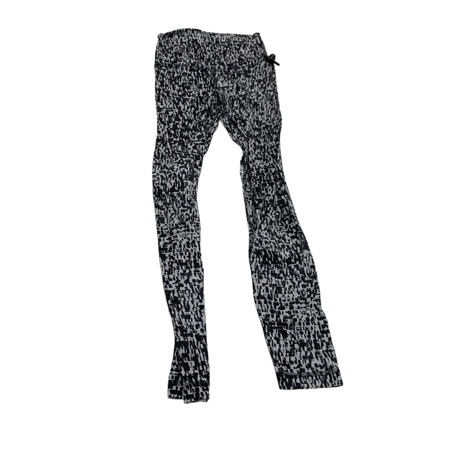 Athletic Leggings By Lululemon In Black & White, Size: Xs