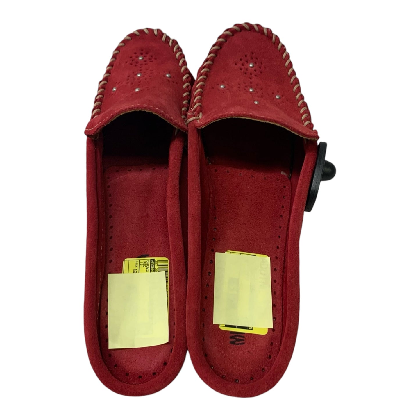 Shoes Flats By Minnetonka In Red, Size: 12