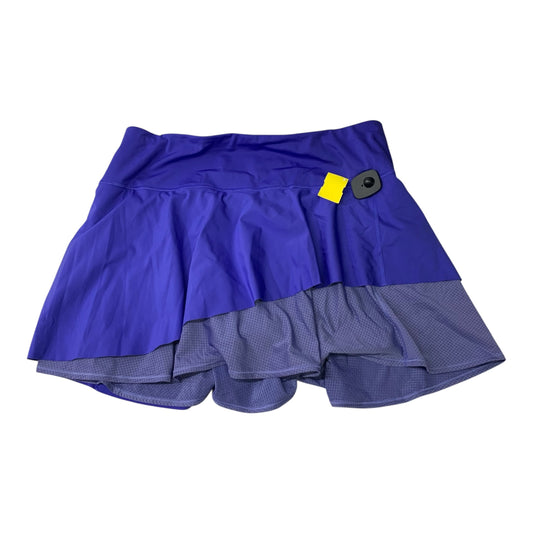 Athletic Skort By Athleta In Purple, Size: Xl