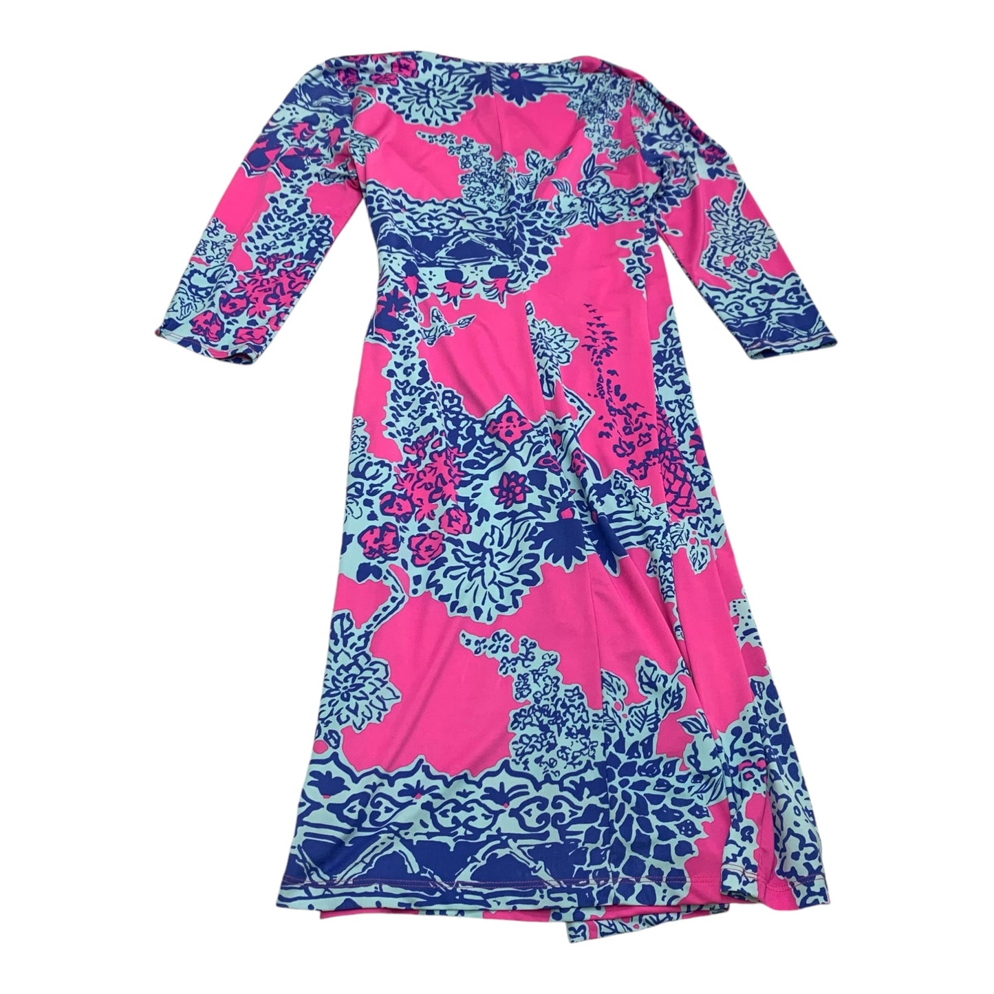 Dress Designer By Lilly Pulitzer In Blue & Pink, Size: M