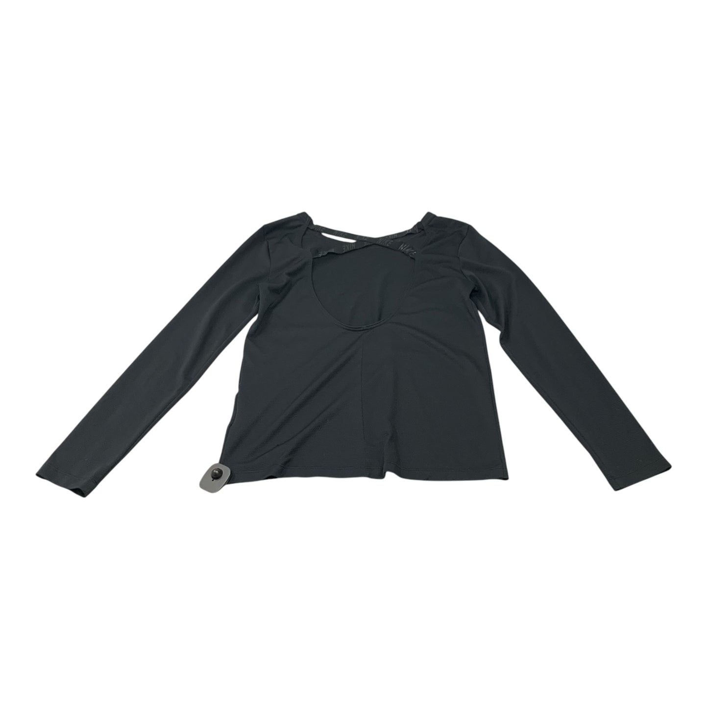 Athletic Top Long Sleeve Crewneck By Nike Apparel In Black, Size: Xs