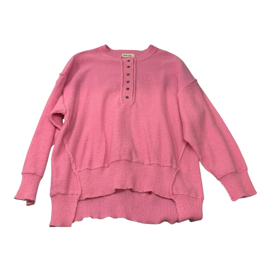 Sweater By Peach Love Cream California In Pink, Size: M