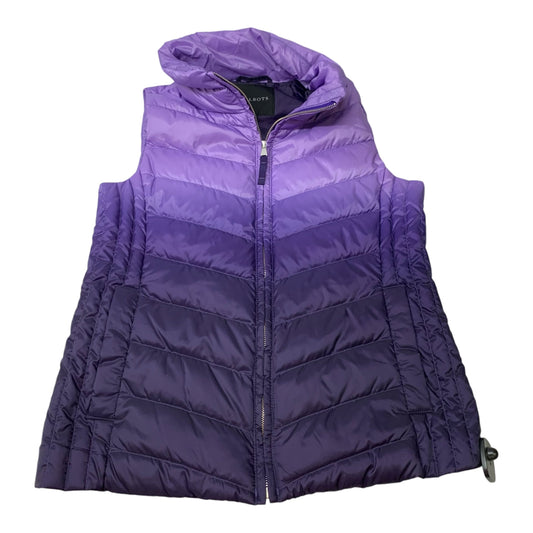 Vest Puffer & Quilted By Talbots In Purple, Size: S