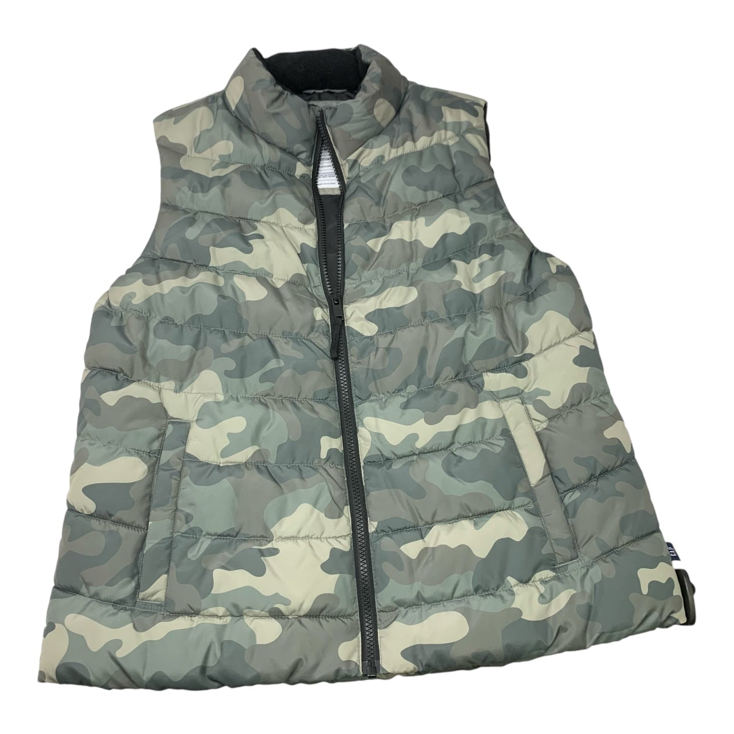 Vest Puffer & Quilted By Gap In Green, Size: M