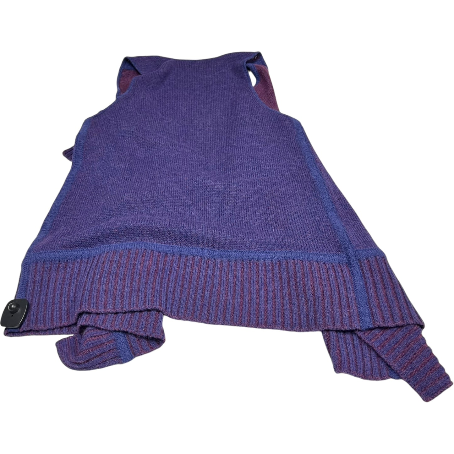 Vest Sweater By Clothes Mentor In Purple, Size: Osfm