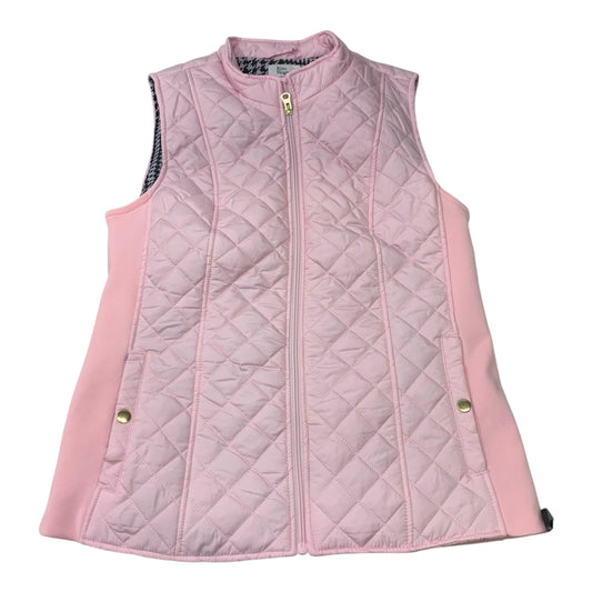 Vest Puffer & Quilted By Kim Rogers In Pink, Size: S