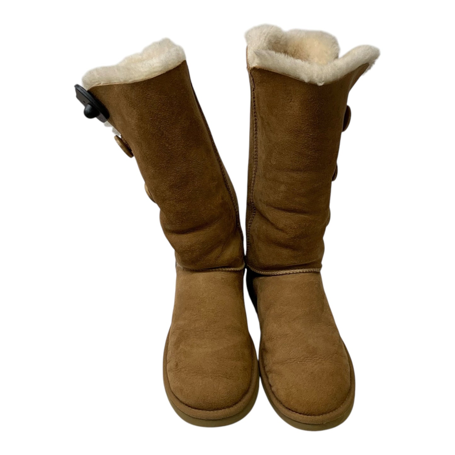 Boots Designer By Ugg In Brown, Size: 8