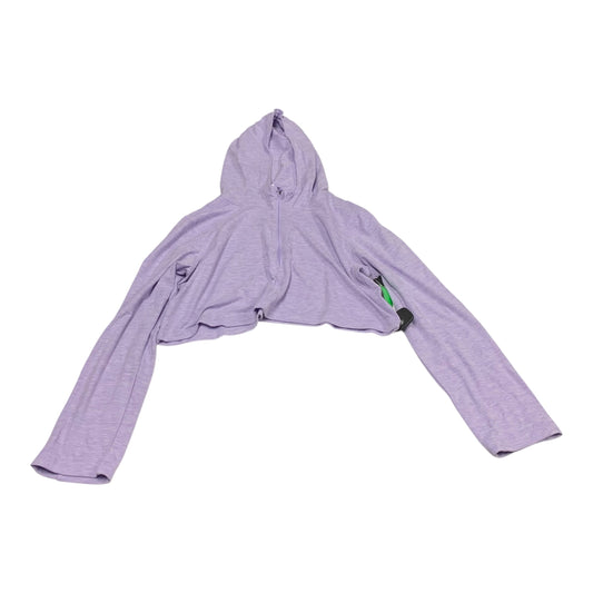 Athletic Top Long Sleeve Hoodie By 90 Degrees By Reflex In Purple, Size: M