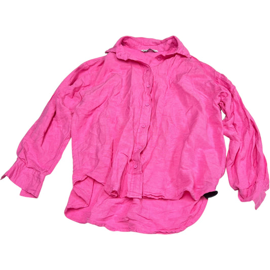 Top Long Sleeve By Clothes Mentor In Pink, Size: S