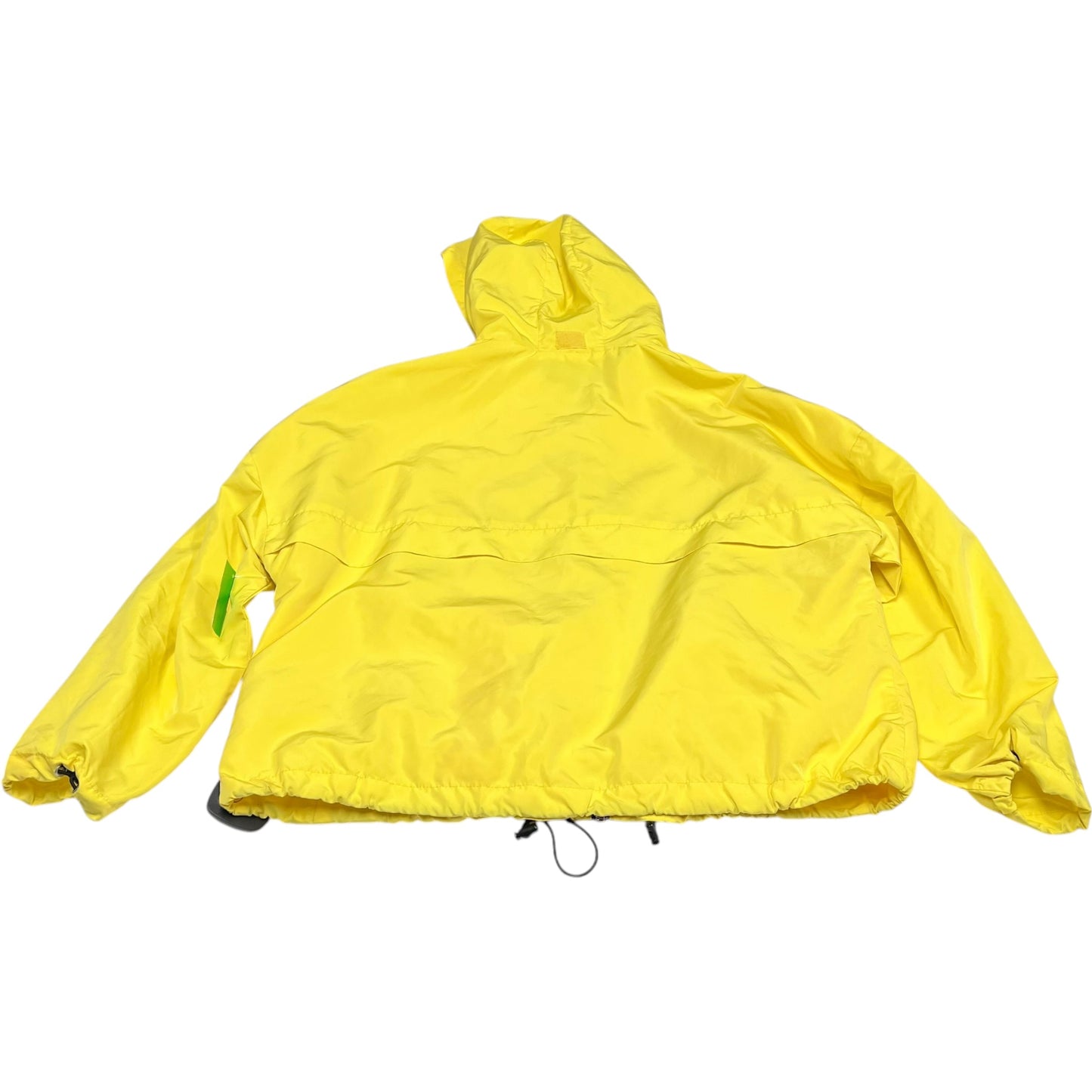 Jacket Windbreaker By Love Tree In Yellow, Size: M