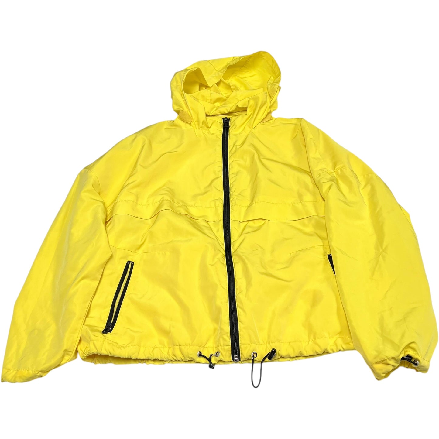 Jacket Windbreaker By Love Tree In Yellow, Size: M