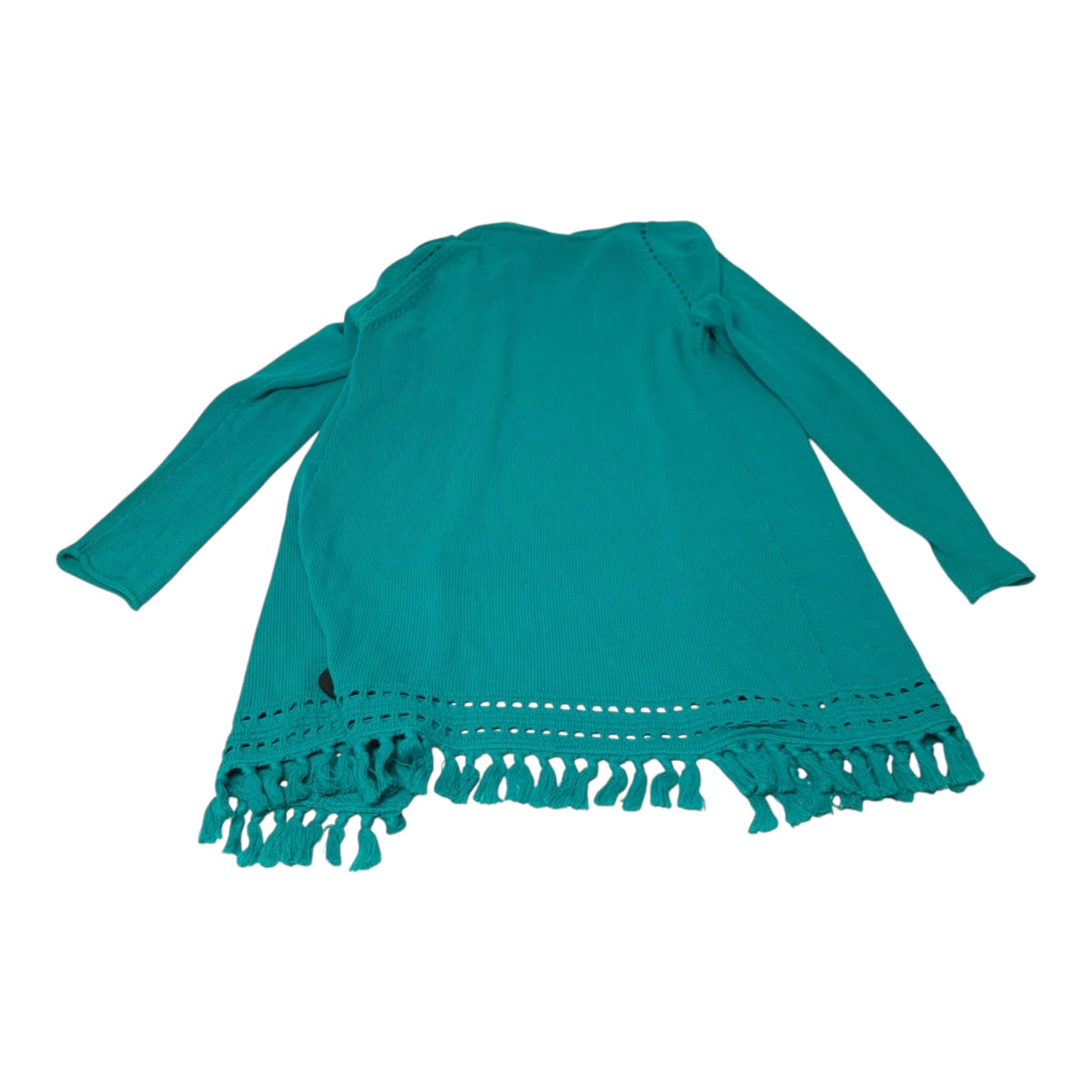 Sweater Cardigan Designer By Lilly Pulitzer In Teal, Size: M