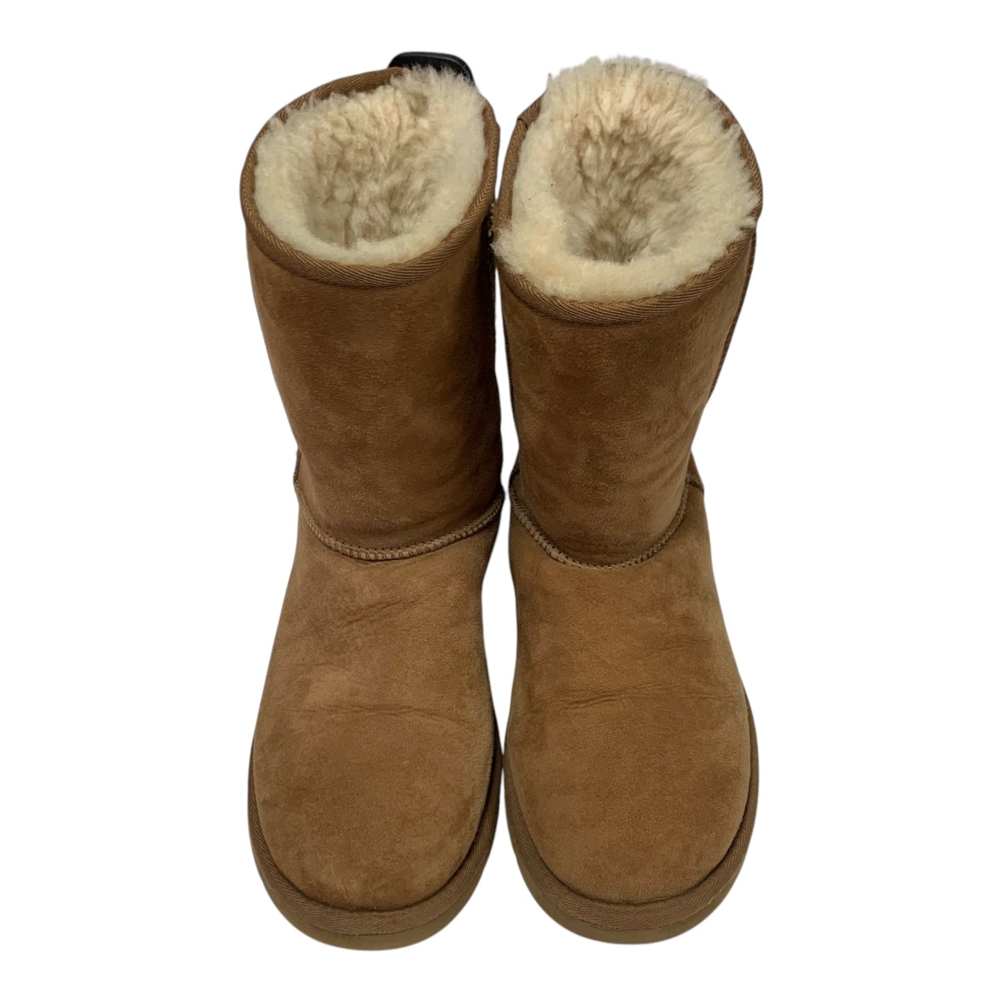 Boots Designer By Ugg In Brown, Size: 9