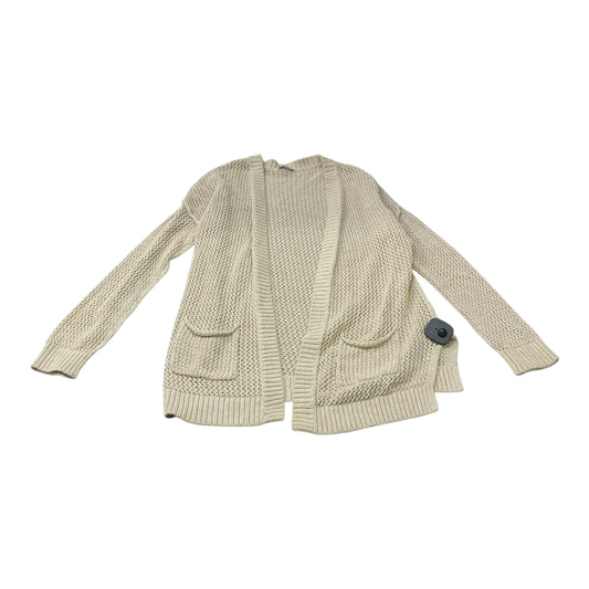 Sweater Cardigan By Gap In Cream, Size: Xs