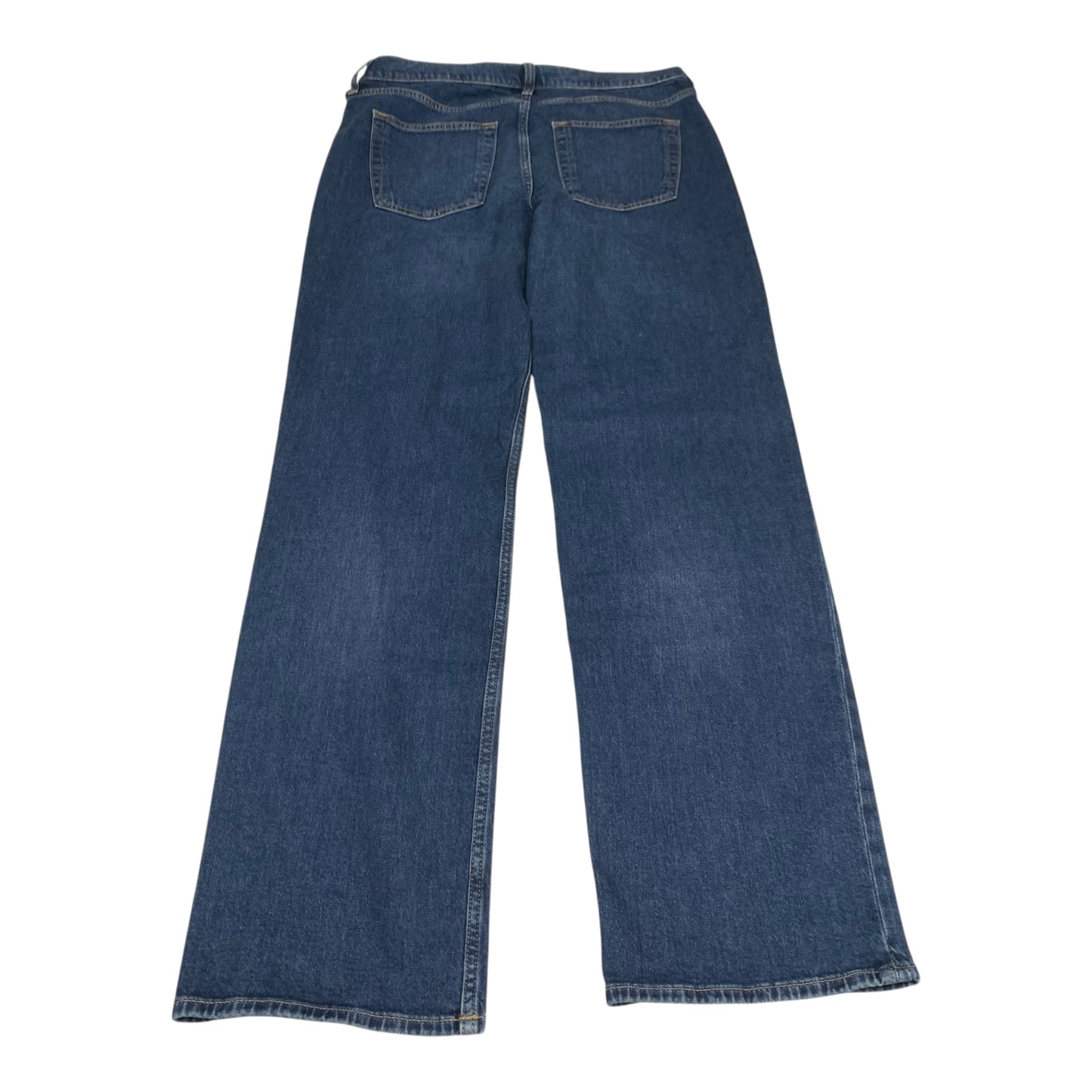 Jeans Straight By Gap In Blue Denim, Size: 10