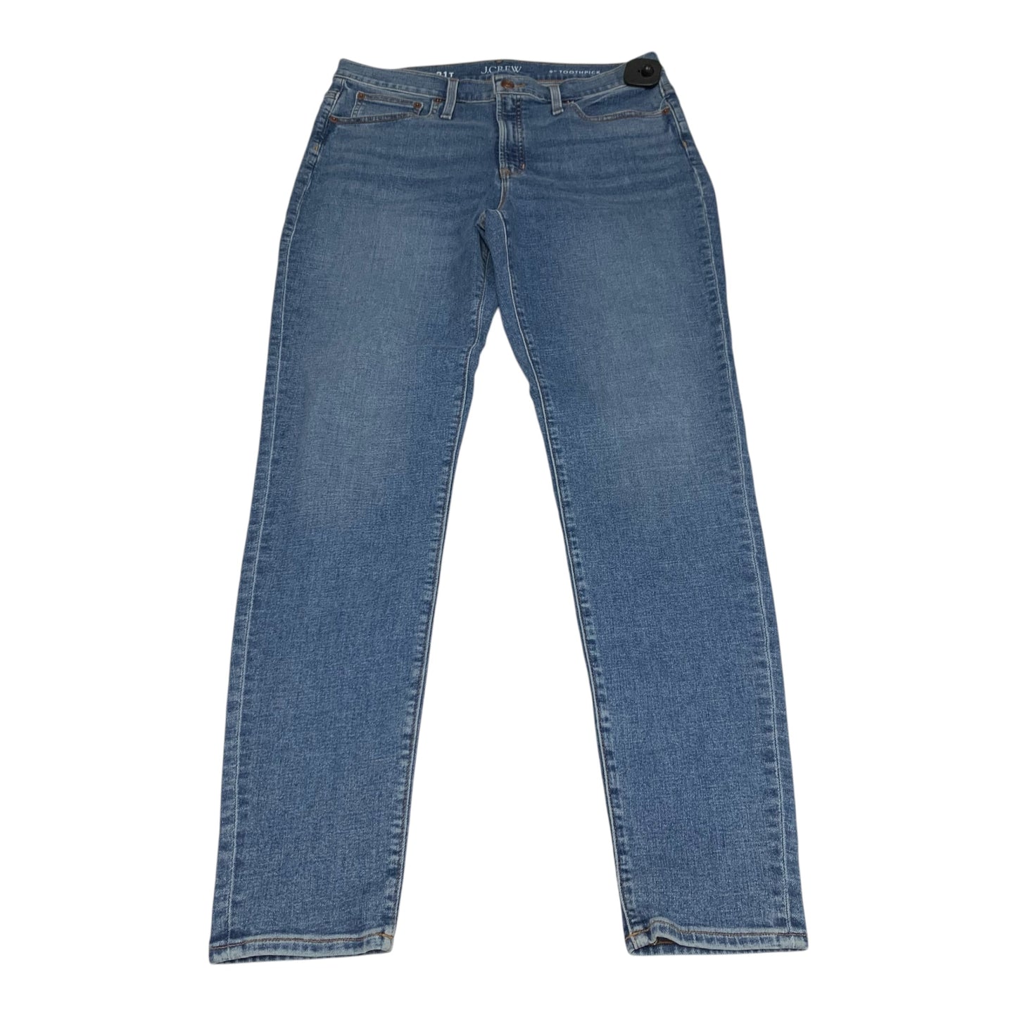 Jeans Skinny By J. Crew In Blue Denim, Size: 12