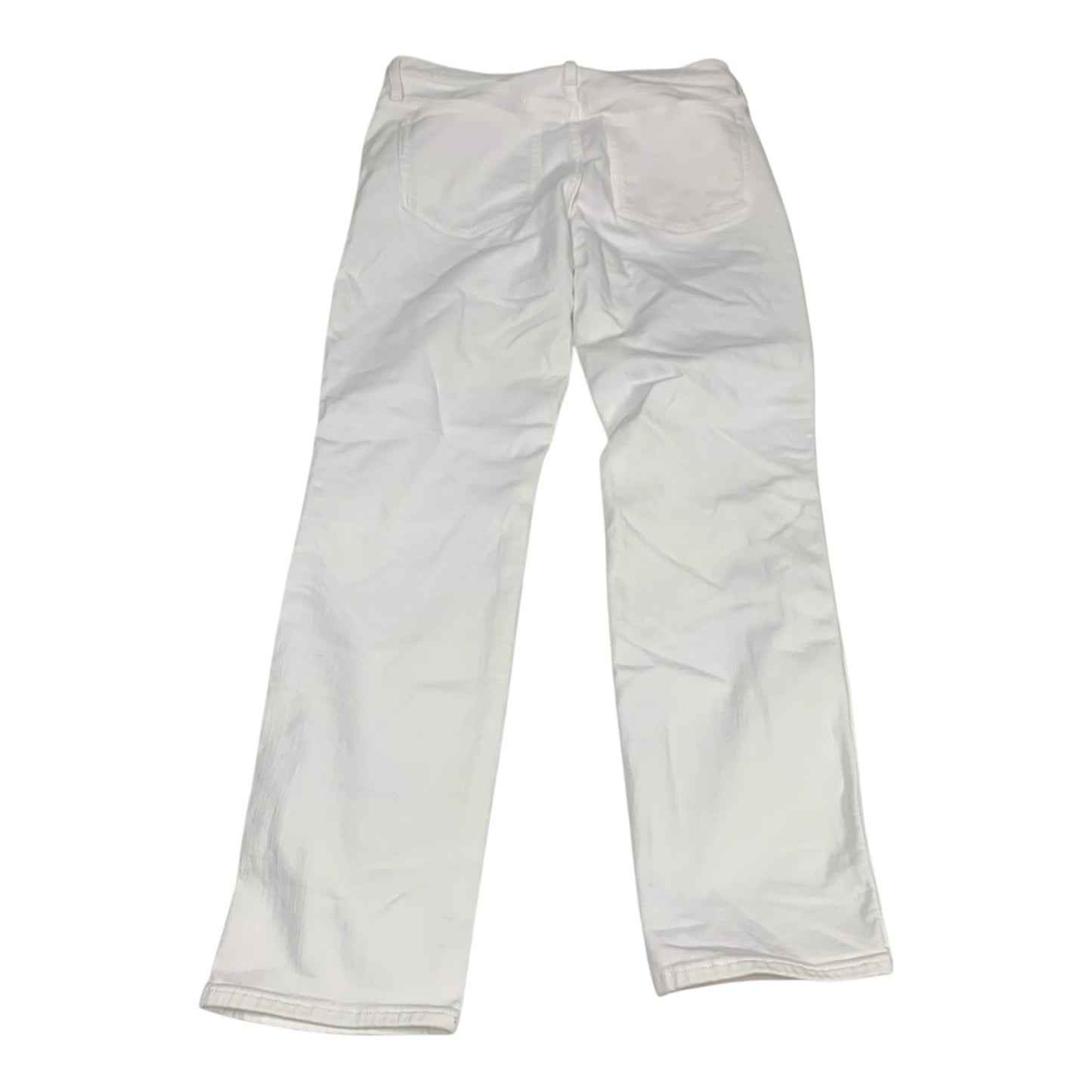 Jeans Straight By J. Crew In White Denim, Size: 12