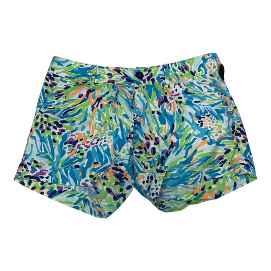 Shorts Designer By Lilly Pulitzer In Blue & Green, Size: 10