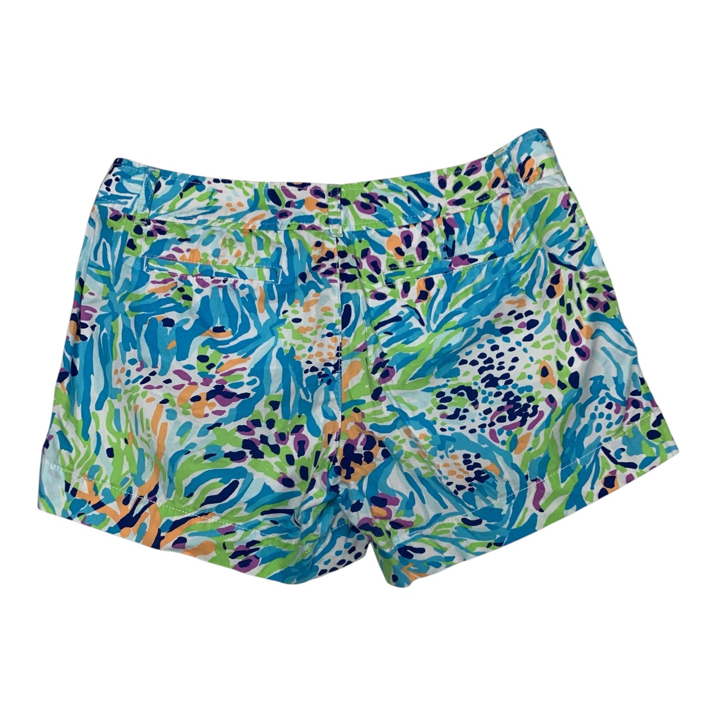 Shorts Designer By Lilly Pulitzer In Blue & Green, Size: 10