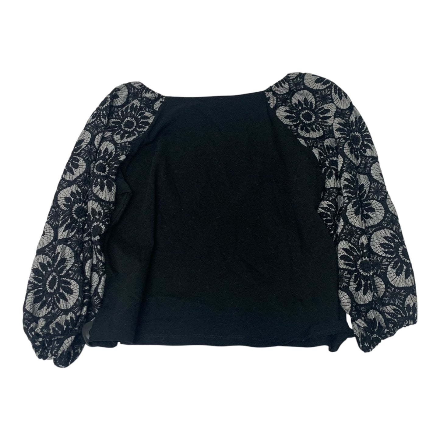 Top Long Sleeve By Ann Taylor In Black, Size: M