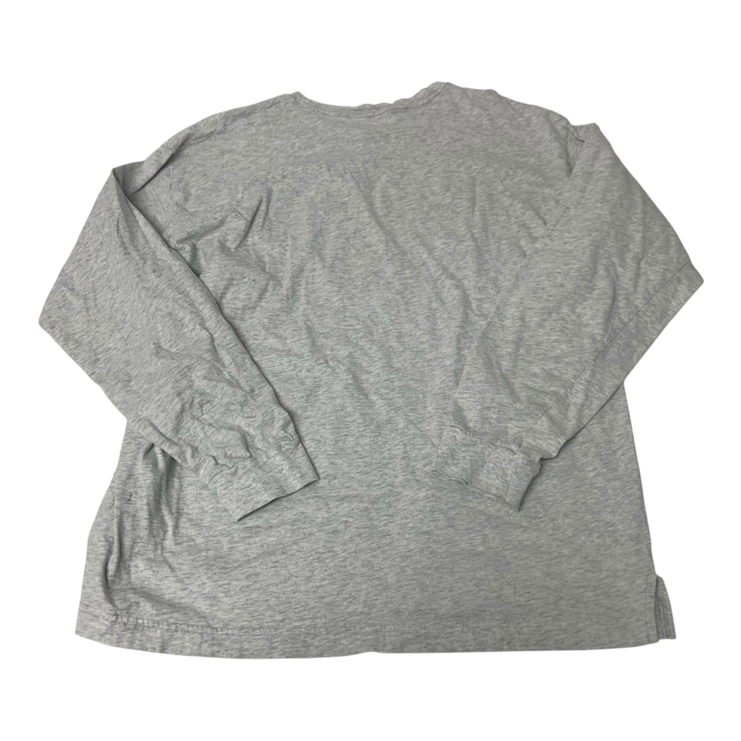 Top Long Sleeve By Pink In Grey, Size: Xl