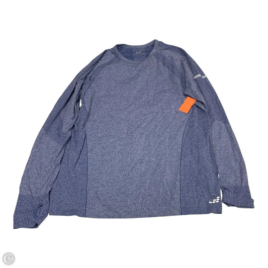 Athletic Top Long Sleeve Crewneck By Bcg In Blue, Size: Xl