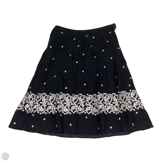 Skirt Midi By Ann Taylor In Black, Size: Xsp