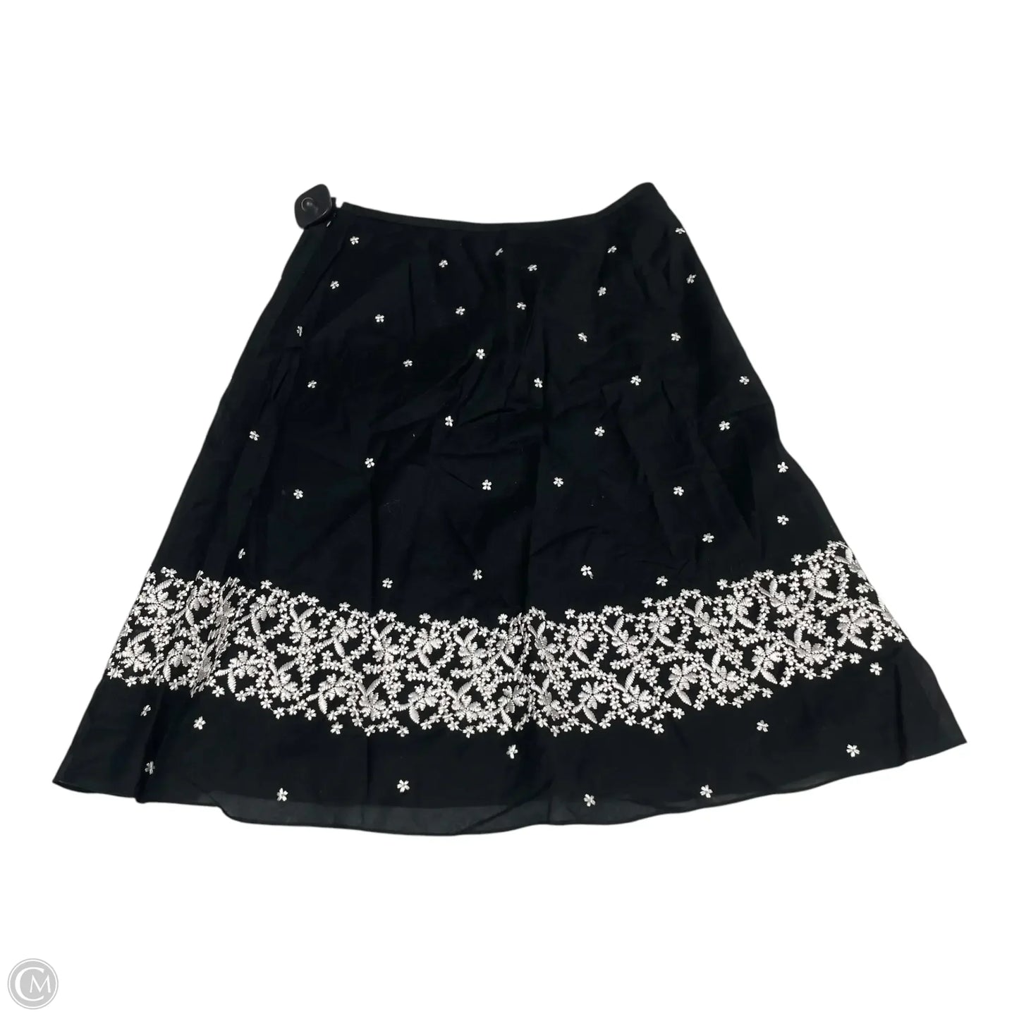 Skirt Midi By Ann Taylor In Black, Size: Xsp