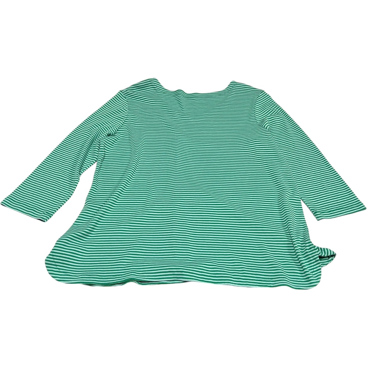 Top 3/4 Sleeve By J. Jill In Green, Size: Petite L