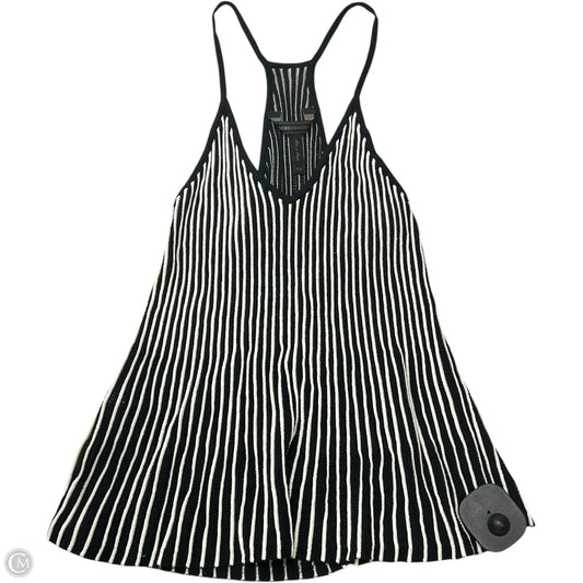 Top Sleeveless By Bcbgmaxazria In Black & White, Size: Xxs