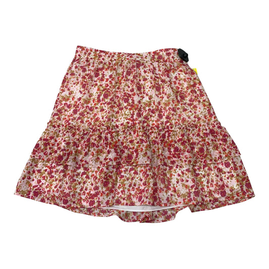 Skirt Mini & Short By J. Crew In Pink & Red, Size: Xs