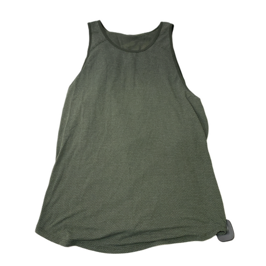 Green  Athletic Tank Top By Lululemon  Size: M