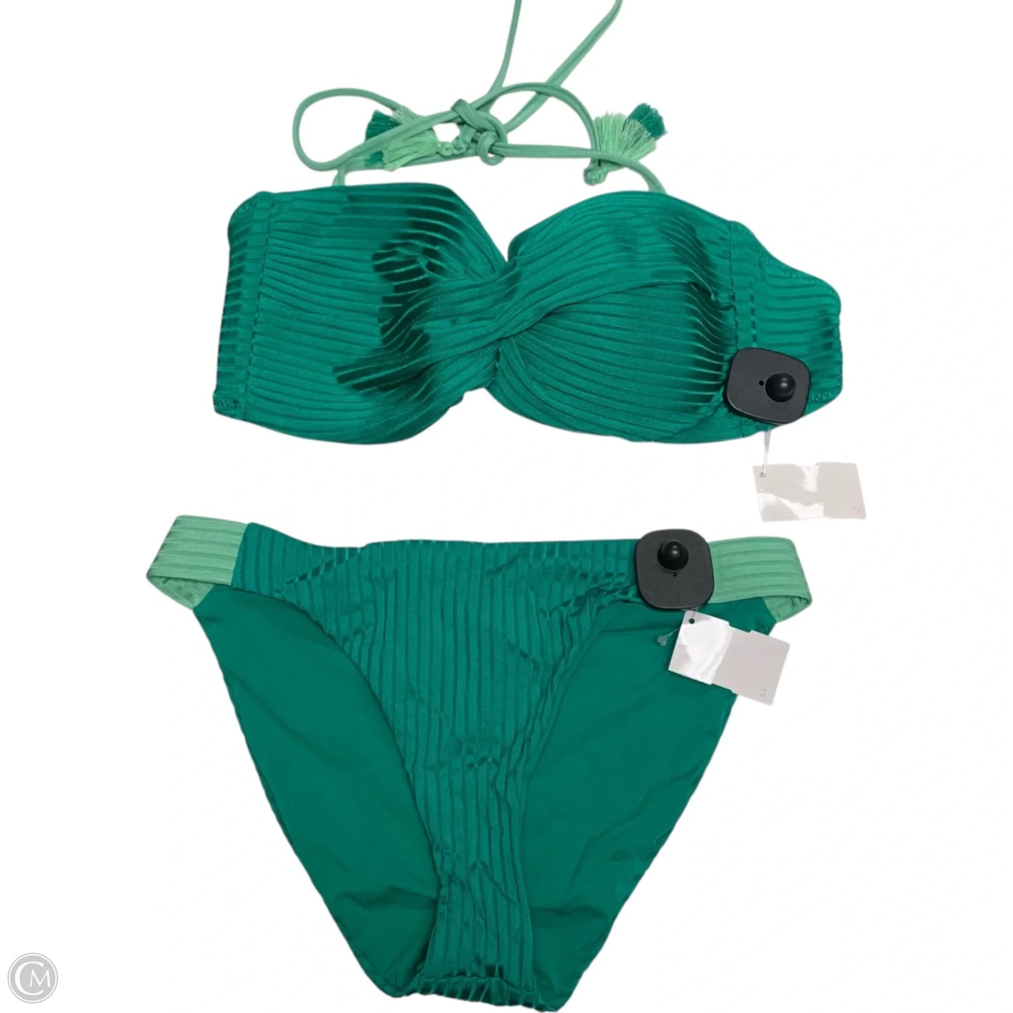 Swimsuit 2pc By Trina Turk In Green, Size: M